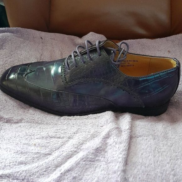 Antonio Cerrelli Elite Men’s Dress Shoes Brown Leather Wingtip Size 10